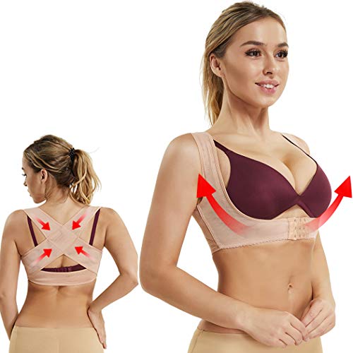 Joyshaper Posture Corrector Women Push Up Chest Back Support Shapewear Body Shaper for Humpback Breast Brace Up 