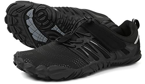 Zero Drop Sole WHITIN Unisex Wide Toe Minimalist Trail Running Barefoot Shoes