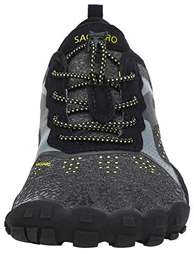 SAGUARO Unisex Barefoot Shoes Trail Trainers Lightweight Breathable Minimal Shoes Barefoot Walking Shoes